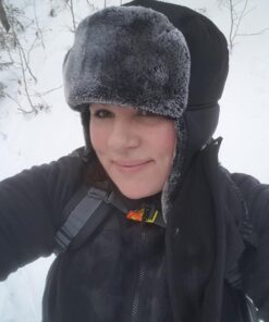 mysuntown Winter Hats for Women Men 2023, 22-24″ Winter Hat Hunting Trapper Hat Ushanka Ear Flap Chin Strap w/Windproof Mask Large Black 60 718T2IKcHYL