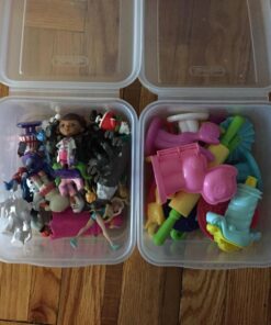 Sterilite FlipTop, Stackable Small Storage Bin with Hinging Lid, Plastic Container to Organize Desk at Home, Classroom, Office, Clear, 12-Pack 12 Pack 33 718TRtai8sL