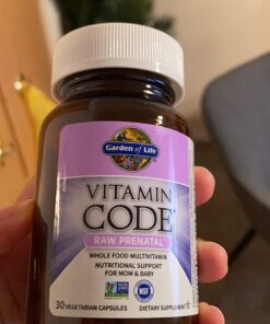 Garden of Life Prenatal Multivitamin for Women with Iron, Folate & Vitamin C and D3 for Neural Development & Probiotics for Immune Support – Vitamin Code – Non-GMO, Gluten-Free, Kosher, 10 Day Supply 30 Count (Pack of 1) 42 718V7AcC9CL