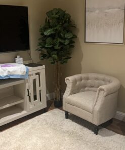 Nearly Natural 6ft Fiddle Leaf Fig Artificial Trees, 72in, Green 72 in 44 718W3Gh1XHL