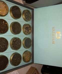 VAHDAM, New Year Tea Gifts 2024 - Assorted 12 Loose Leaf Teas | Premium Tea Gift Set - Gluten Free, 100% Natural Ingredients | Gifts For Women & Men BLOOM (12 Tin Caddy) 21 718WG4UK36L