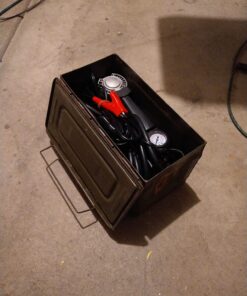 VIAIR 88P - 00088 Portable Compressor Kit with Alligator Clamps, Tire Inflator, Tire Air Pump, 12V, 120 PSI, for Up to 33 Inch Tires Air Compressor 43 718WHTD5G6L