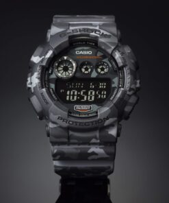 Casio Men's XL Series G-Shock Quartz 200M WR Shock Resistant Resin Color: Grey Camo (Model GD-120CM-8CR) 18 718WTsbw9jL
