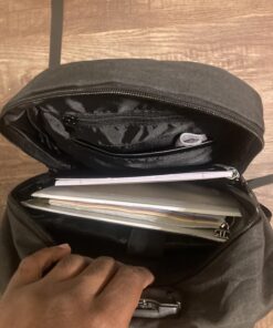 Tzowla Travel Laptop Backpack Water Resistant Anti-Theft Bag with USB Charging Port and Lock 15.6 Inch Computer Business Backpacks for Women Men Work College Gift,Casual Daypack 15.6inch A-black 58 718WzpC5OVL