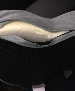 ComfiLife Premium Comfort Seat Cushion - Non-Slip Orthopedic 100% Memory Foam Coccyx Cushion for Tailbone Pain - Cushion for Office Chair Car Seat - Back Pain & Sciatica Relief (Gray) Gray 56 718XOtE9h3L 2