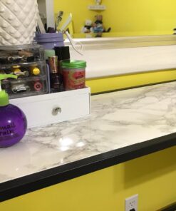 d-c-fix Peel and Stick Contact Paper Marmi Marble Grey Look Self-Adhesive Film Waterproof & Removable Wallpaper Decorative Vinyl for Kitchen, Countertops, Cabinets 17.7" x 78.7" 17.7" x 78.7" 69 718XUa7rwyL 1