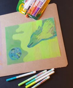 Crayola Washable Dry-Erase Fine Line Markers, 12 Classic Colors NonToxic Art Tools for Kids & Toddlers 3+ 31 718Yas9ZnqL 1