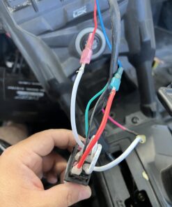 Nilight - NI -WA 06 LED Light Bar Wiring Harness Kit - 2 Leads 12V On Off Switch Power Relay Blade Fuse for Off Road Lights Work Light, 2 Years Warranty,Black 16AWG Wiring Harness Kit - 2 Leads 46 718YdaNqjAL