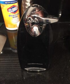 Hamilton Beach Electric Automatic Can Opener with Auto Shutoff, Knife Sharpener, Cord Storage, and SureCut Patented Technology, Extra Tall, Black 39 718YgQeZKyL