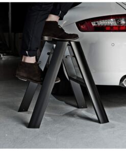 Hasegawa Ladders Lucano Step Stool, 2, Black 15 718YszEa L