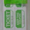 Green Raffle Tickets 250 Count Prefolded - Made in USA!