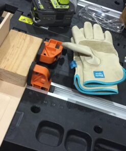 Worx Pegasus 2-in-1 Folding Work Table & Sawhorse, Easy Setup Portable Workbench, 31" W x 25" D x 32" H Lightweight Worktable with Heavy-Duty Load Capacity, WX051 - Includes 2 Clamps & 4 Clamp Dogs Worx Pegasus Work Table 45 718Zl6K bXL