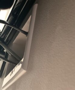 PowerBridge Two-CK Dual Outlet TV Cord Hider for Wall Mounted TV’s - Recessed in-Wall Cable Hider System for Power & Low Voltage - Matches Existing Outlets - Hide Wires with This Easy DIY Install Kit Dual Power 96 718b 9D9i9L