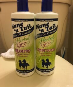 Mane 'n Tail: Herbal Gro Shampoo + Conditioner (12 oz Each), Olive Oil Complex That Helps Strengthens & Nourishes Hair 37 718cRn0CpL