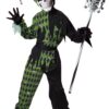 Child Green Scary Jester Costume Large Black/Green 45 718d9rE8FjL