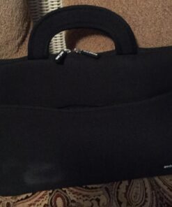 amCase Chromebook Case-14 inch Travel/Carry Sleeve with Handle-Black… 14 Inch Black 8 718eXLWry L