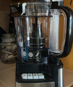 Hamilton Beach Stack & Snap Food Processor and Vegetable Chopper, BPA Free, Stainless Steel Blades, 12 Cup Bowl, 2-Speed 450 Watt Motor, Black (70725A) 41 718f2W4O9PL