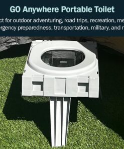 Alternative view of Cleanwaste GO Anywhere Portable Folding Toilet - Plus Bonus Original Wag Bag Kit - Camping, Travel, Medical, Emergency Seat Only