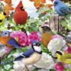 Ravensburger Garden Birds 500 Piece Jigsaw Puzzle for Adults – Every Piece is Unique, Softclick Technology Means Pieces Fit Together Perfectly Blue, 19 1/3 x 14 1/4 Inch