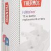 Thermos Replacement Straws for 12 Ounce Funtainer Bottle, Clear, 1 Pack