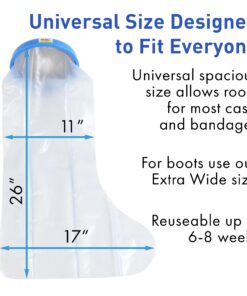 TKWC INC Water Proof Leg Cast Cover for Shower - #5738 - Watertight Foot Protector 27 718g7hn5w8L