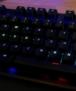 Razer BlackWidow Elite Mechanical Gaming Keyboard: Orange Mechanical Switches - Tactile & Silent - Chroma RGB Lighting - Magnetic Wrist Rest - Dedicated Media Keys & Dial - USB Passthrough 25 718gNyXwNtL