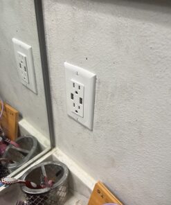 TOPGREENER 3.6A USB Wall Outlet Charger(Upgraded), 15A Duplex Tamper-Resistant Receptacles Plug, Charging Power Outlet with USB Ports, Electrical USB Socket, UL Listed, TU2153A-6PCS, White, 6 Pack 15 Amp 32 718gia4keuL