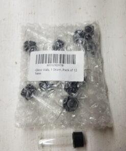 Glass Vials, 1 Dram, Pack of 12 Small 10 718hPafGaXL