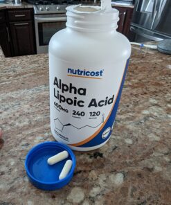 Nutricost Alpha Lipoic Acid 600mg Per Serving, 240 Capsules - Gluten Free, Vegetarian Capsules, Soy Free & Non-GMO 28 718i8AwTgvL