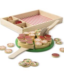 Melissa & Doug Wooden Pizza Play Food Set With 36 Toppings - Pretend Food And Pizza Cutter/ Toy For Kids Ages 3+ 24 718iiMh26xL 1