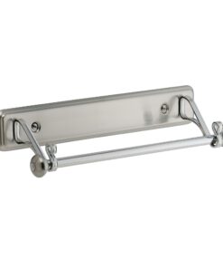 iDesign Steel Versatile Wall Mount Paper Towel Holder The York Lyra Collection, 15.3" x 5.2" x 2", Chrome 15.3" x 5.2" x 2" 22 718inHhNNgL