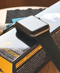 Armor Suit Apple Watch 42mm (Series 2/3 Compatible) Screen Protector (2 Pack) Full Coverage MilitaryShield Screen Protector For Apple Watch 42mm (Series 2/3 Compatible) -HD Clear Anti-Bubble 65 718jD2n7JBL