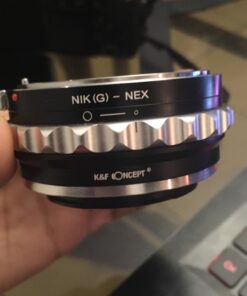 K&F Concept Lens Mount Adapter Compatible with Nikon G AF-S F AIS AI Nikkor F Mount G-Type D/SLR Lens to Sony Alpha E-Mount NEX Camera Compatible with Sony Alpha A7,A6000,A6300,A6500,A5000,A5100 NIK(G)-NEX 42 718jfpxJUNL