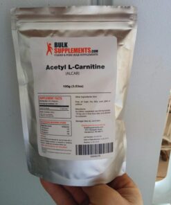 BulkSupplements.com Acetyl L-Carnitine Powder - ALCAR HCl, Carnitine Supplement, Acetyl L-Carnitine 1000mg - ALCAR Powder, Unflavored & Gluten Free, 1000mg per Serving, 100g (3.5 oz) 167 Servings (Pack of 1) 23 718jn71v1vL