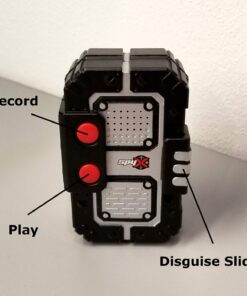 SpyX / Micro Voice Disguise & Recording Toy - Record Your Voice and Play it Back 'Twisted'. Perfect addition for your spy gear collection! 7 718k26 LTUL