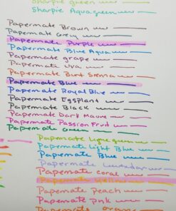 Paper Mate Felt Tip Pens Flair Marker Pens, Medium Point, Assorted, 24 Count 24 Count Flair 43 718k50D8TuL