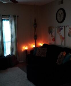 Himalayan Glow 1332 Piller Salt Basket Lamp, Single Pack, Amber Glow Pillar Design Basket Lamp - single pack 36 718kOUMuoVL