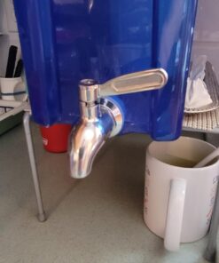 DOZYANT Updated More Durable Beverage Dispenser Replacement Spigot,Stainless Steel Polished Finished, Water Dispenser Replacement Faucet, fits Berkey and Other Gravity Filter Systems as Well 1 40 718kPz8cY2L