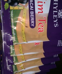 Hyleys Slim Tea Acai Berry Flavor - Weight Loss Herbal Supplement Cleanse and Detox - 25 Tea Bags (1 Pack) 25 Count (Pack of 1) 50 718ko3swEoL