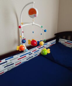 Fisca Baby Musical Crib Mobile, Infant Bed Decoration Toy Hanging Rotating Bell with Melodies Dual Purpose (Mobile & Bath Toy) 34 718ksErX4FL 2