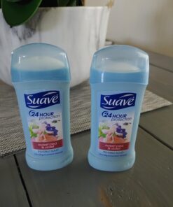 Suave Deodorant Antiperspirant Deodorant Stick 48-hour Odor and Wetness Protection Sweet Pea Violet Deodorant for Women, 2.6 Ounce (Pack of 2) 38 718m efe5L