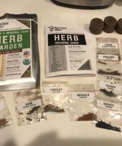 (12) Variety Pack Herb Garden Seeds | Basil, Cilantro, Parsley & More | ~4,000 Non GMO Heirloom Seeds | Survival Food for Survival Kits Gardening Gifts & Emergency Supplies by Open Seed Vault Herb Kit 12 pack 38 718mgCoNXrL