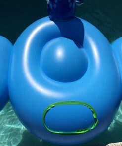 JOYIN Inflatable Peacock Pool Float - Giant Green Peacock Ride on Raft for Swimming Pool, Beach Floaties, Party Decoration Toys, Inflatable Island, Summer Pool Raft Lounge for Adults & Kids Water Fun Blue 43 718nYq87TdL