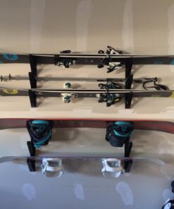 StoreYourBoard Skateboard and Longboard Storage Rack, Trifecta Wall Mount Display, Home and Garage Organizer 42 718nvjtN6iL