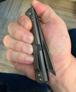 TACTICAL GEARZ Japanese Style Higonokami Front Flipper! Solid Titanium Handle! D2 Steel Tanto Blade. Includes Sheath! (Tatsu Higonokam) Tatsu Higonokam 16 718oJmeUdKL