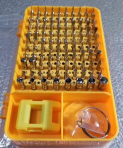 Precision Screwdriver Set Magnetic - Professional 110 in 1 Screw driver Tools Sets, PC Repair Tool Kit for Mobile Phone/Tablet/Computer/Watch/Camera/Eyeglasses/Other Electronic Devices 110 Yellow 57 718oj9Jd0iL