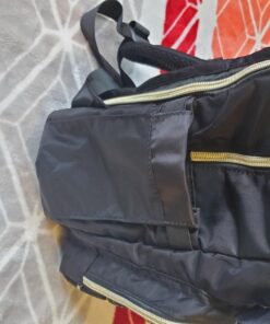 Bamomby Diaper Bag, Diaper Bag Backpack for Baby Boys Girls, Multifunction Large Rucksack Diaper Bags with Changing Pads, Waterproof Travel Back Pack Knapsack for Dad & Mom -Stylish Black 58 718pLm YoNL