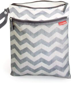 Skip Hop Grab and Go Wet/Dry Diaper Bag, Chevron