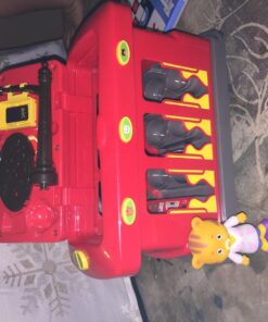 Daniel Tiger's Neighborhood Deluxe Electronic Trolley Vehicle with 2 Songs, 12 Phrases, Sounds & Light! Daniel & Mom Tiger Figures Included, For Ages 3+ 47 718qs6gHmL 2