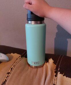YETI Rambler 36oz Vacuum Insulated Stainless Steel Bottle with Cap (Stainless Steel) (Seafoam) Seafoam 14 718s7gJ1uwL